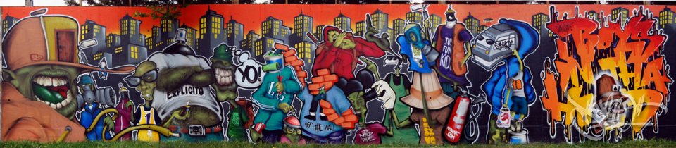 Wall Boysindahood in Sestao, Bilbao (2010)