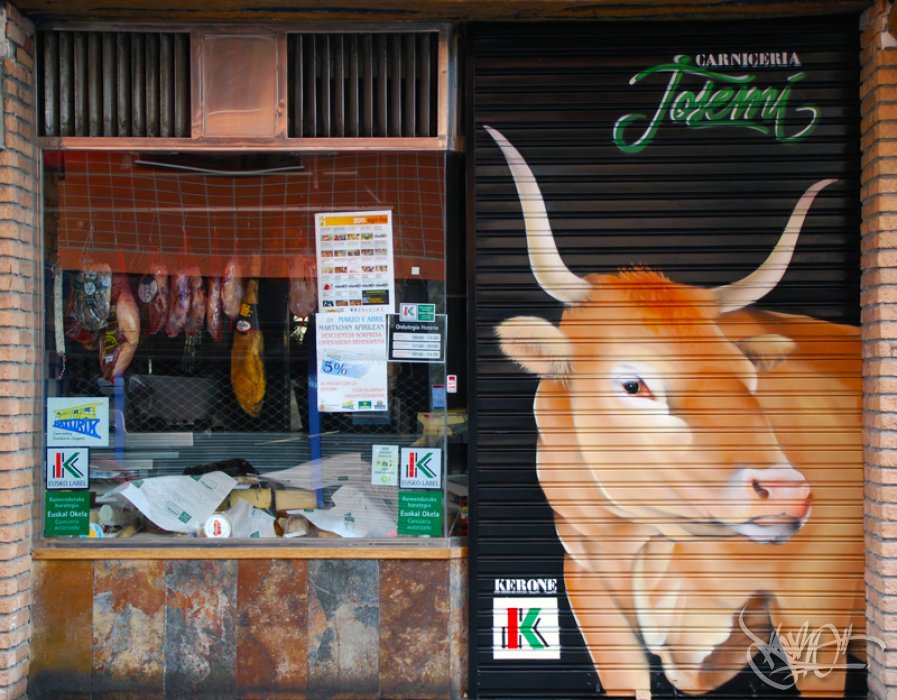 Butcher shop Josemi in Trapaga, Bilbao (2011)