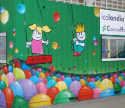 container-playroom in Lemoa, Bilbao (2012)