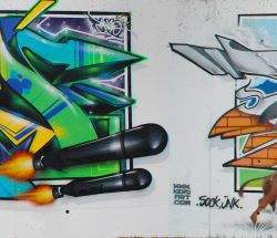 Kerograffiti doble en Sestao 2014
