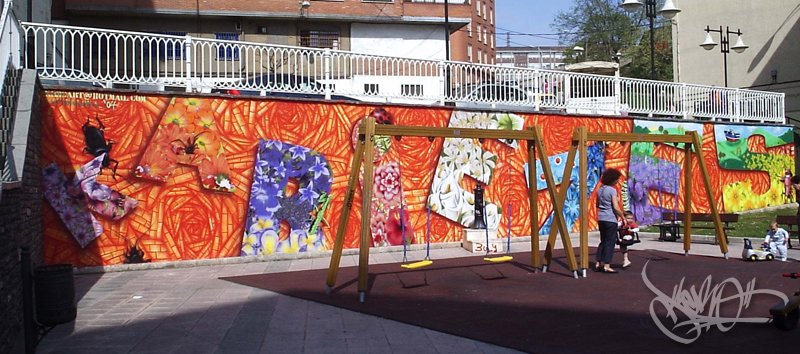 Muro Kabiezes en Santurtzi, Bilbao (2004)