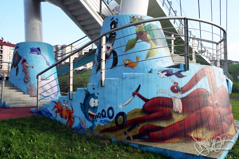 Under the Sea Bridge in Santurtzi, Bilbao (2004)