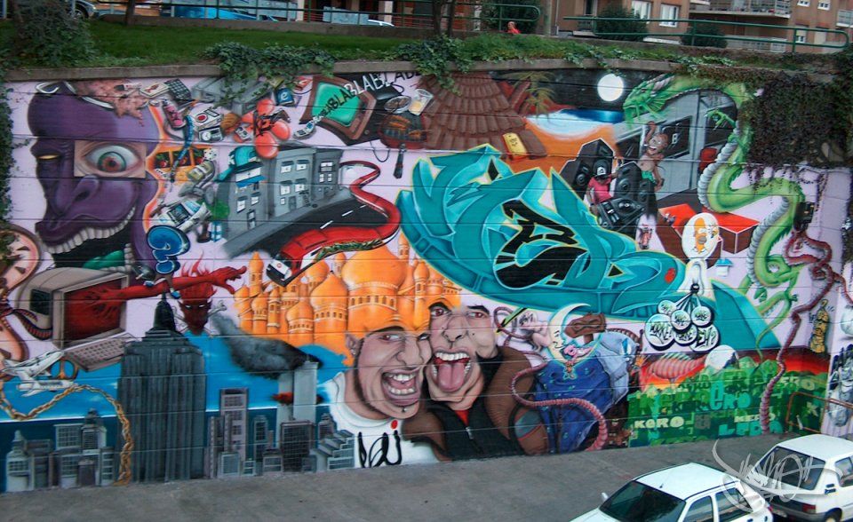 Wall IdadeOlla in Santurtzi, Bilbao (2006)