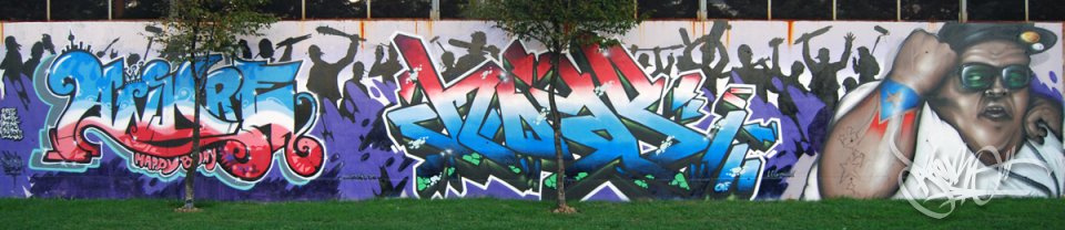 Wall Holligans in Sestao, Bilbao (2009)