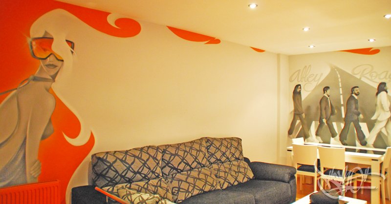 Julen and Patri living room in Barakaldo, Bilbao (2011)