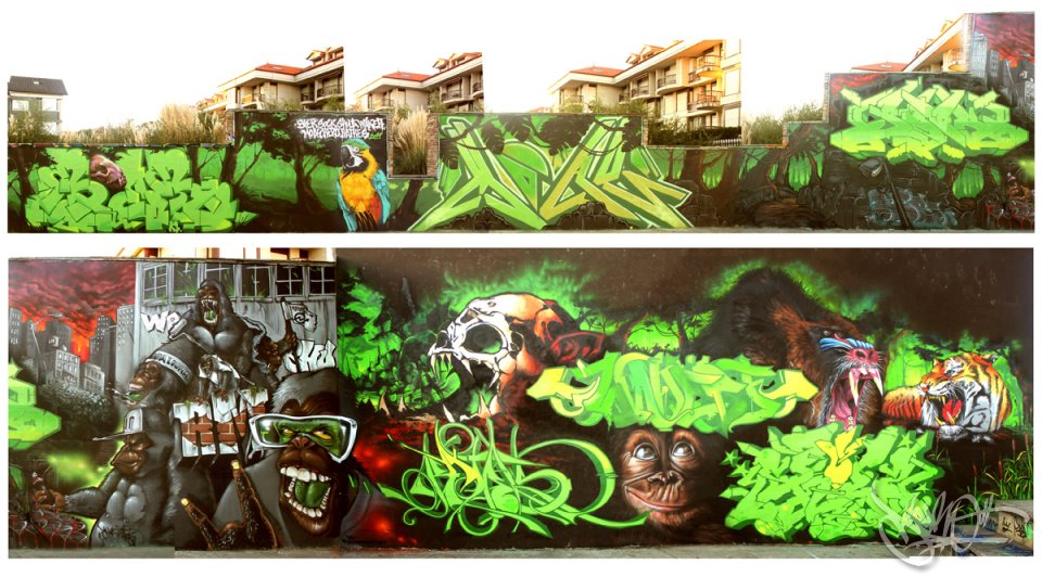 Wall Engorile in Noja, Santander 3 (2011)