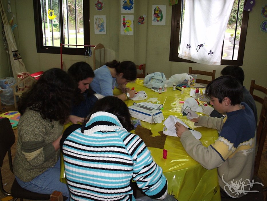 Graffiti week workshop in Zierbena, Bilbao (2004)