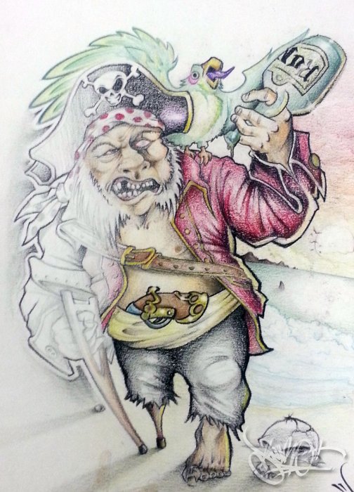 Pirata Jolly sketch 2010