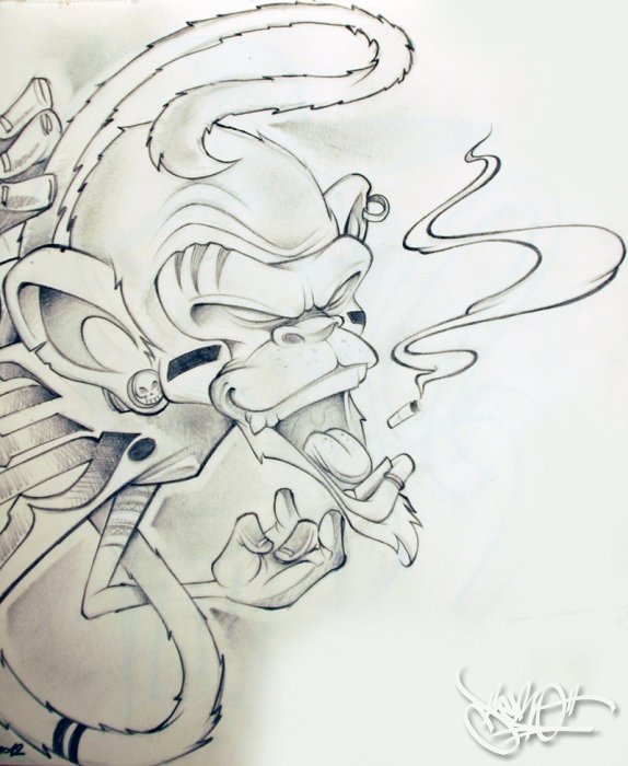 Jollysmonkey sketch 2013