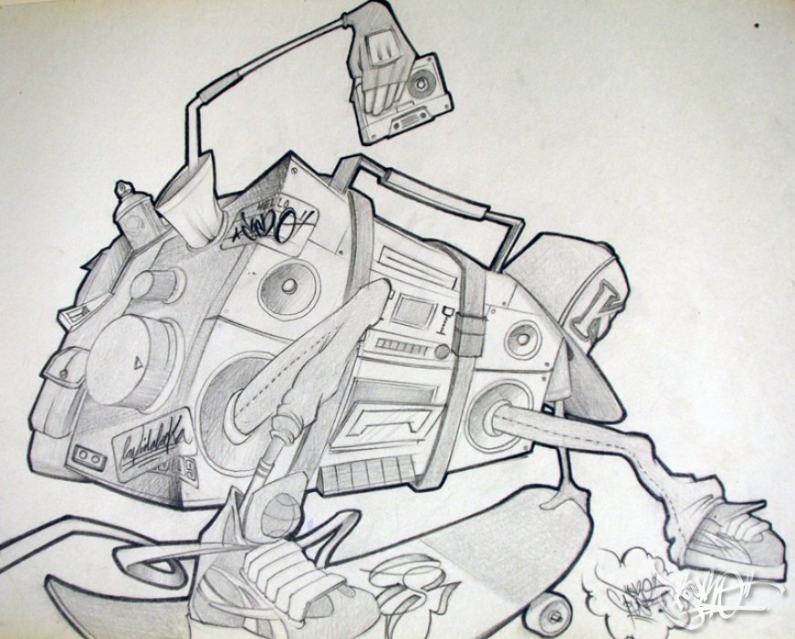 Lasagablaster sketch 2009