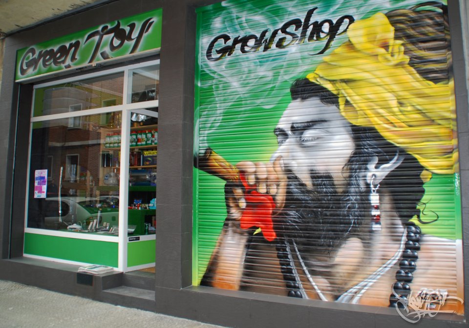 GreenJoy growshop metal itxiera  Portugalete-n (Bilbao) 2013