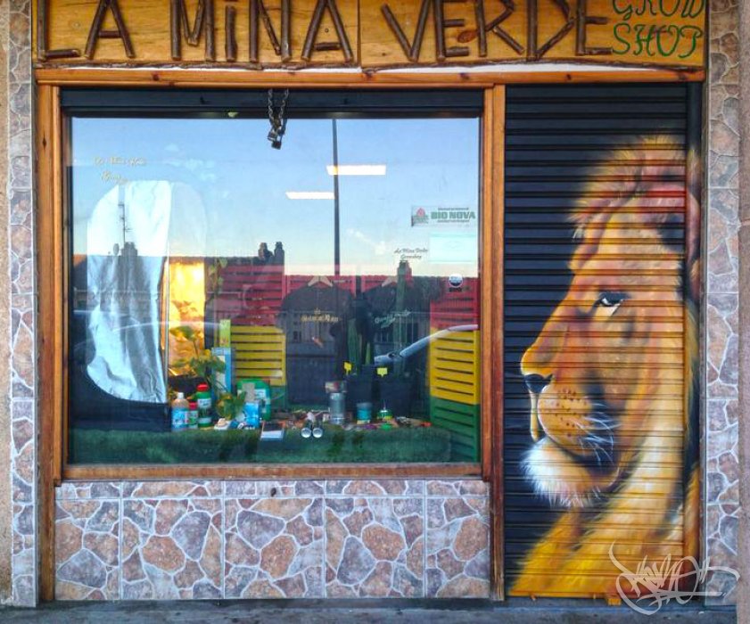 Growshop La Mina Verde in Gallarta (2014)