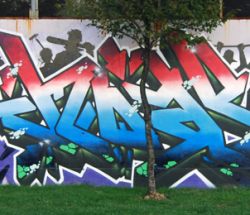 Muro Holligans en Sestao, Bilbao (2009)