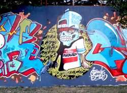 Muro Kruze en Sestao, Bilbao (2010)