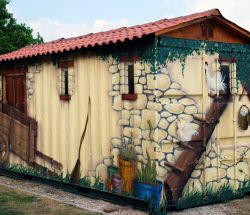 Marce`s container in Santocildes, Burgos (2011)