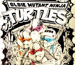 Oldie Mutant Ninja Turtles Sketch