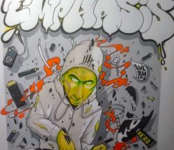 Dj Emphasis (Holland) sketch 2012