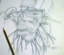 Rasta nigga sketch 2012